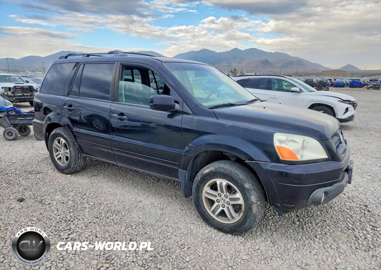 2003 Honda Pilot Exl VIN:2HKYF18603H533764 - 4