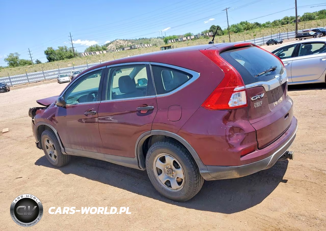2015 Honda Cr-V Lx VIN:5J6RM4H34FL069390 - 2