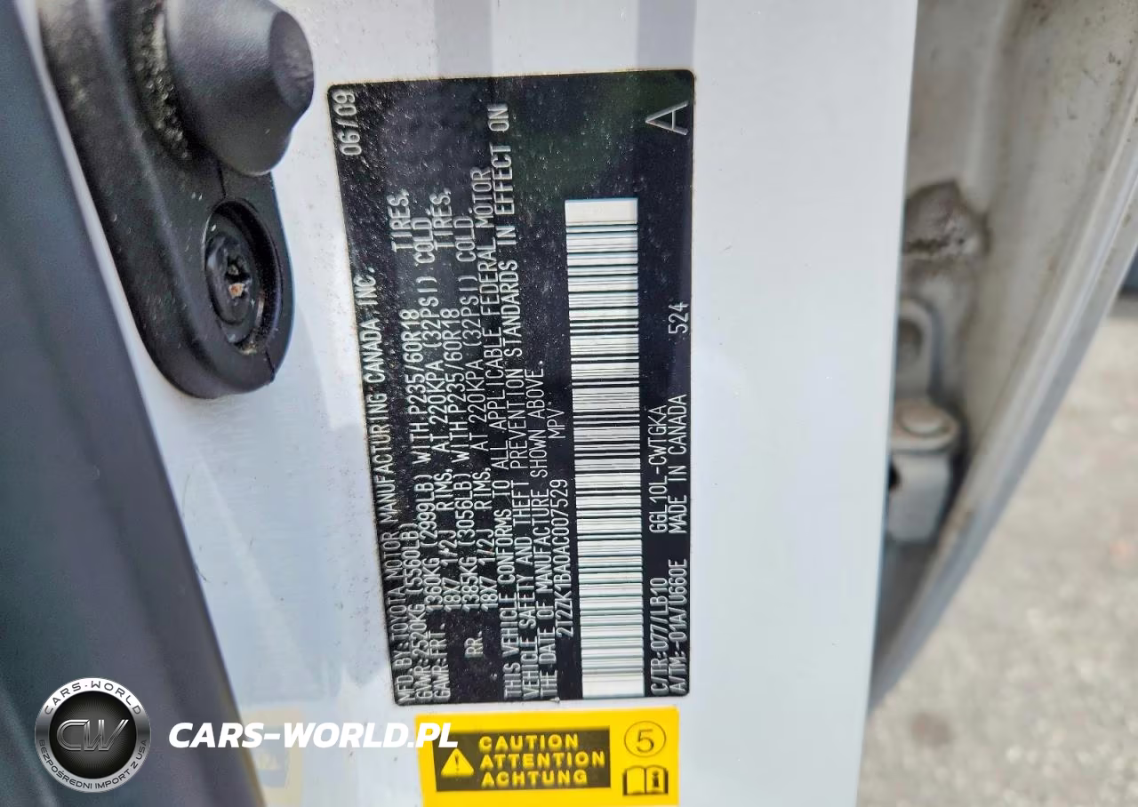 2010 Lexus Rx 350 VIN:2T2ZK1BA0AC007529 - 13