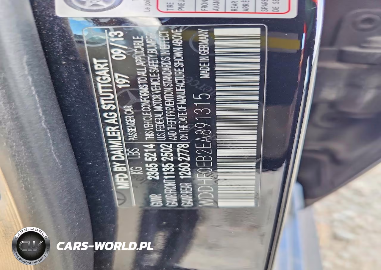2014 Mercedes-Benz E 250 Bluetec VIN:WDDHF0EB2EA891315 - 11