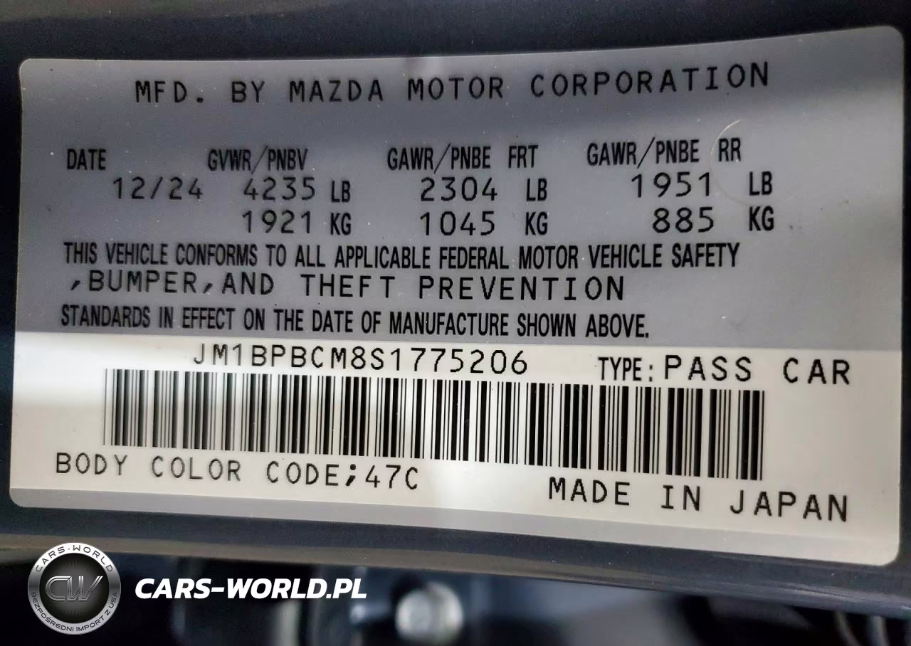 2025 Mazda 3 Preferred VIN:JM1BPBCM8S1775206 - 12