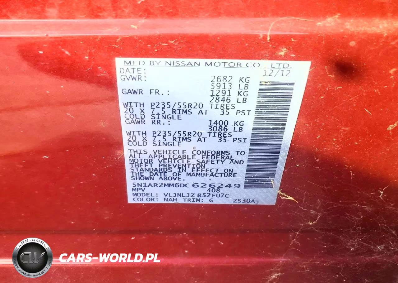 2013 Nissan Pathfinder S VIN:5N1AR2MM6DC626249 - 13