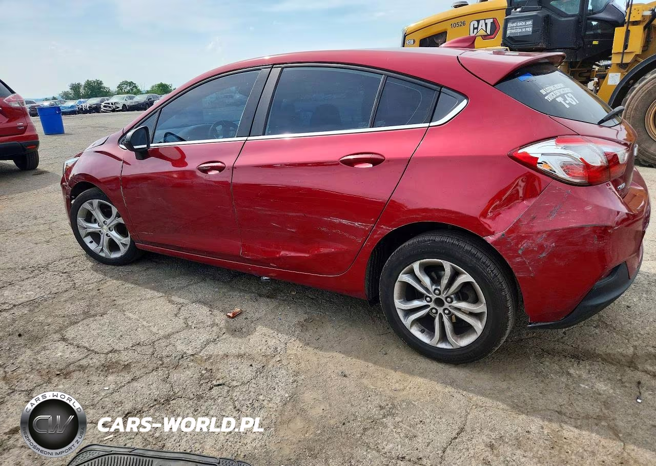 2019 Chevrolet Cruze Lt VIN:3G1BE6SM9KS601490 - 2