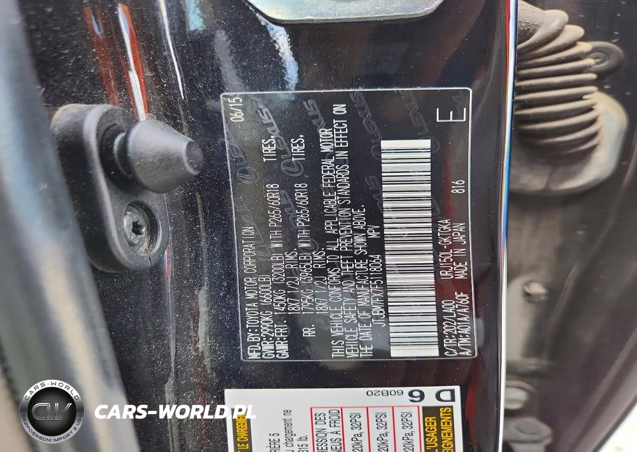 2015 Lexus Gx 460 VIN:JTJBM7FX7F5118064 - 13