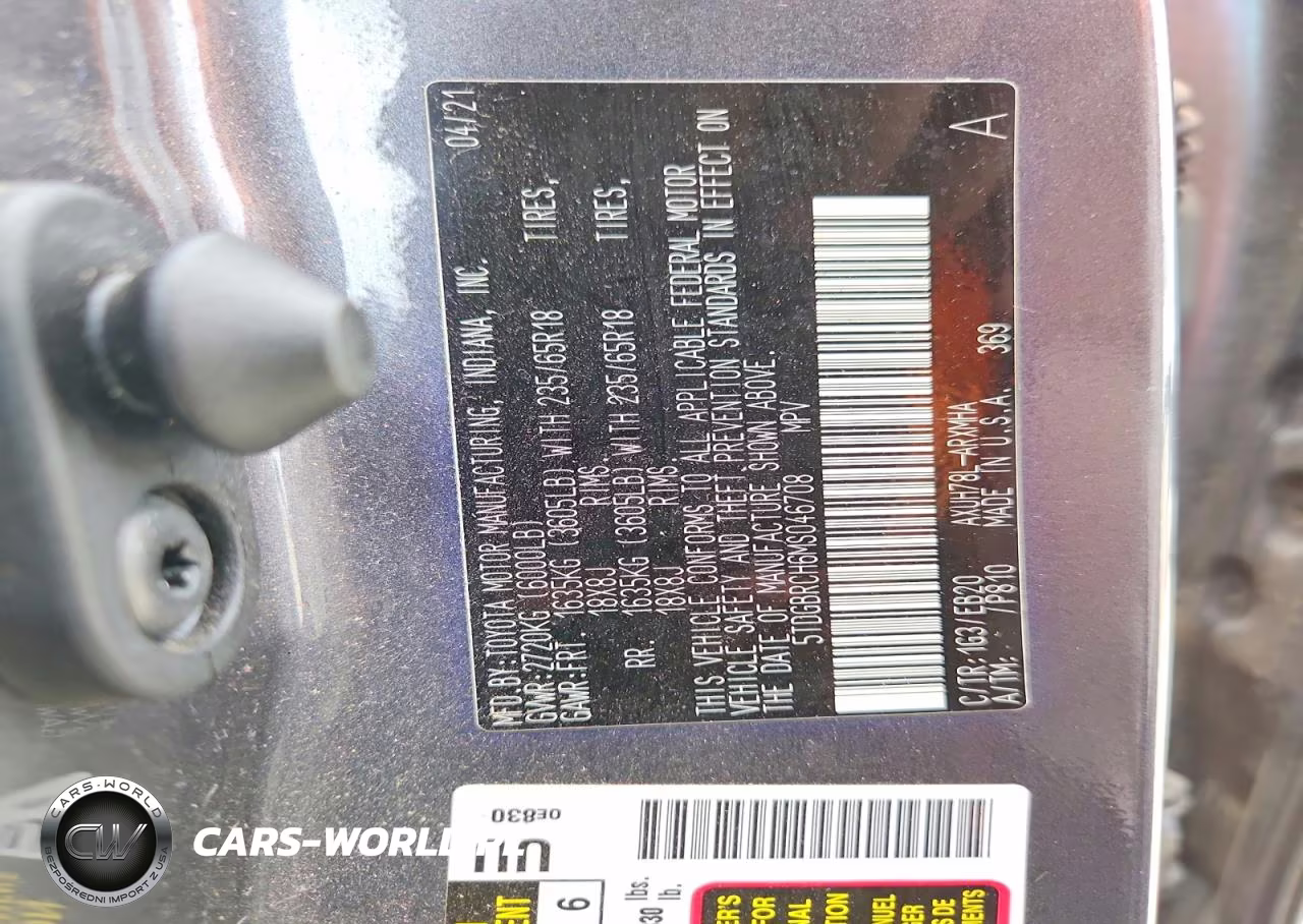 2021 Toyota Highlander Hybrid Xle VIN:5TDGBRCH6MS046708 - 13