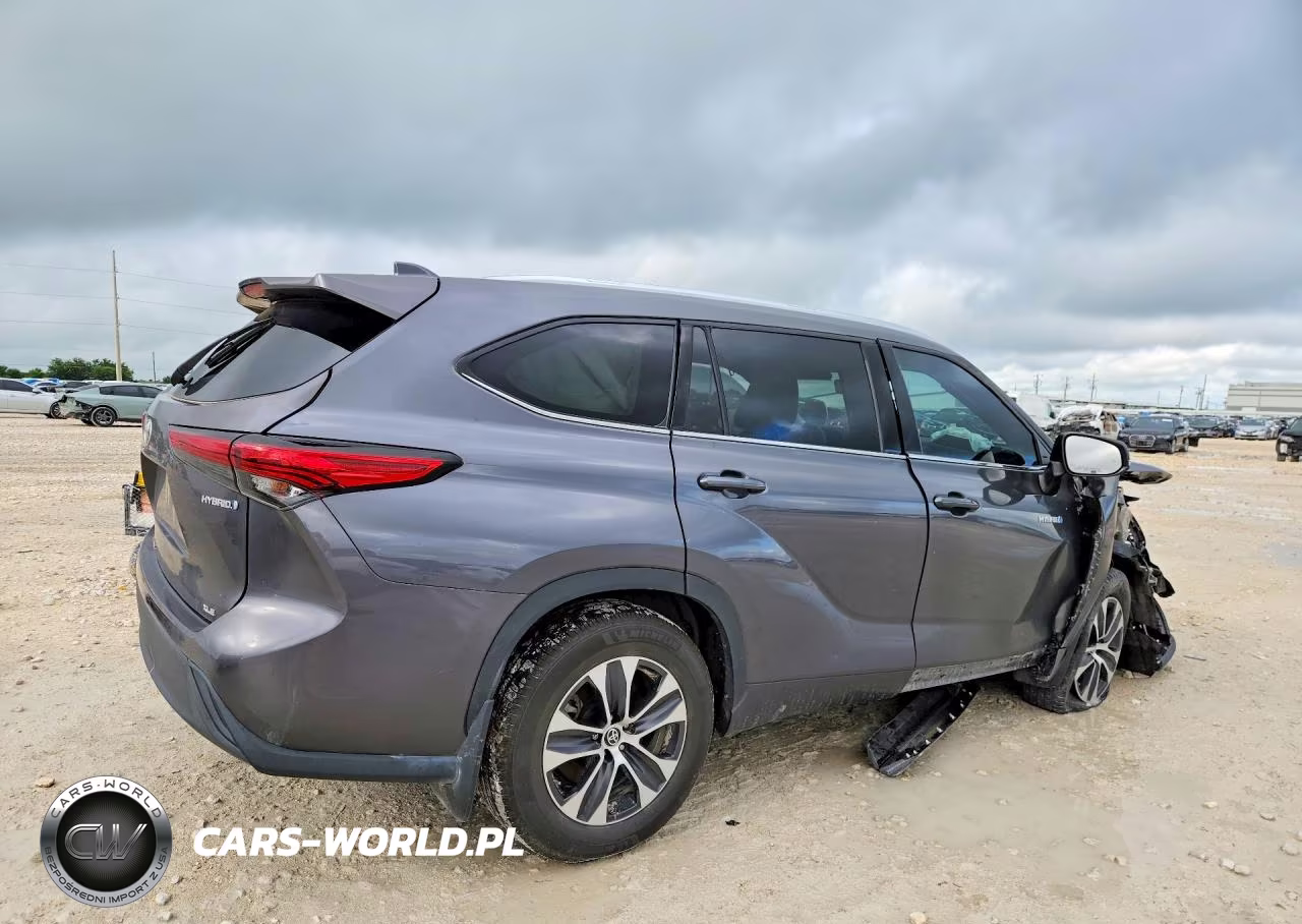 2021 Toyota Highlander Hybrid Xle VIN:5TDGBRCH6MS046708 - 3