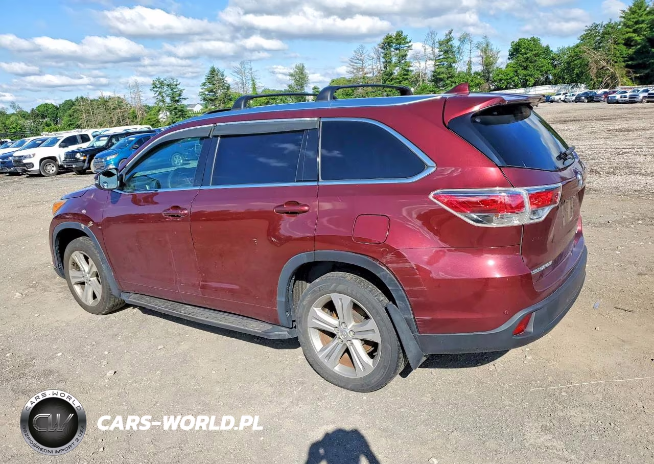 2015 Toyota Highlander Limited VIN:5TDDKRFHXFS201214 - 2