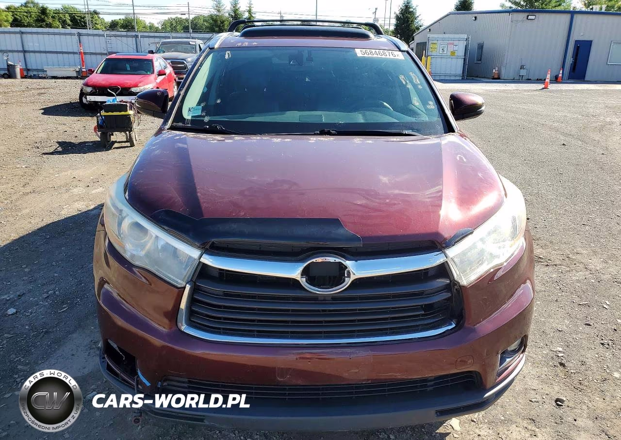 2015 Toyota Highlander Limited VIN:5TDDKRFHXFS201214 - 5