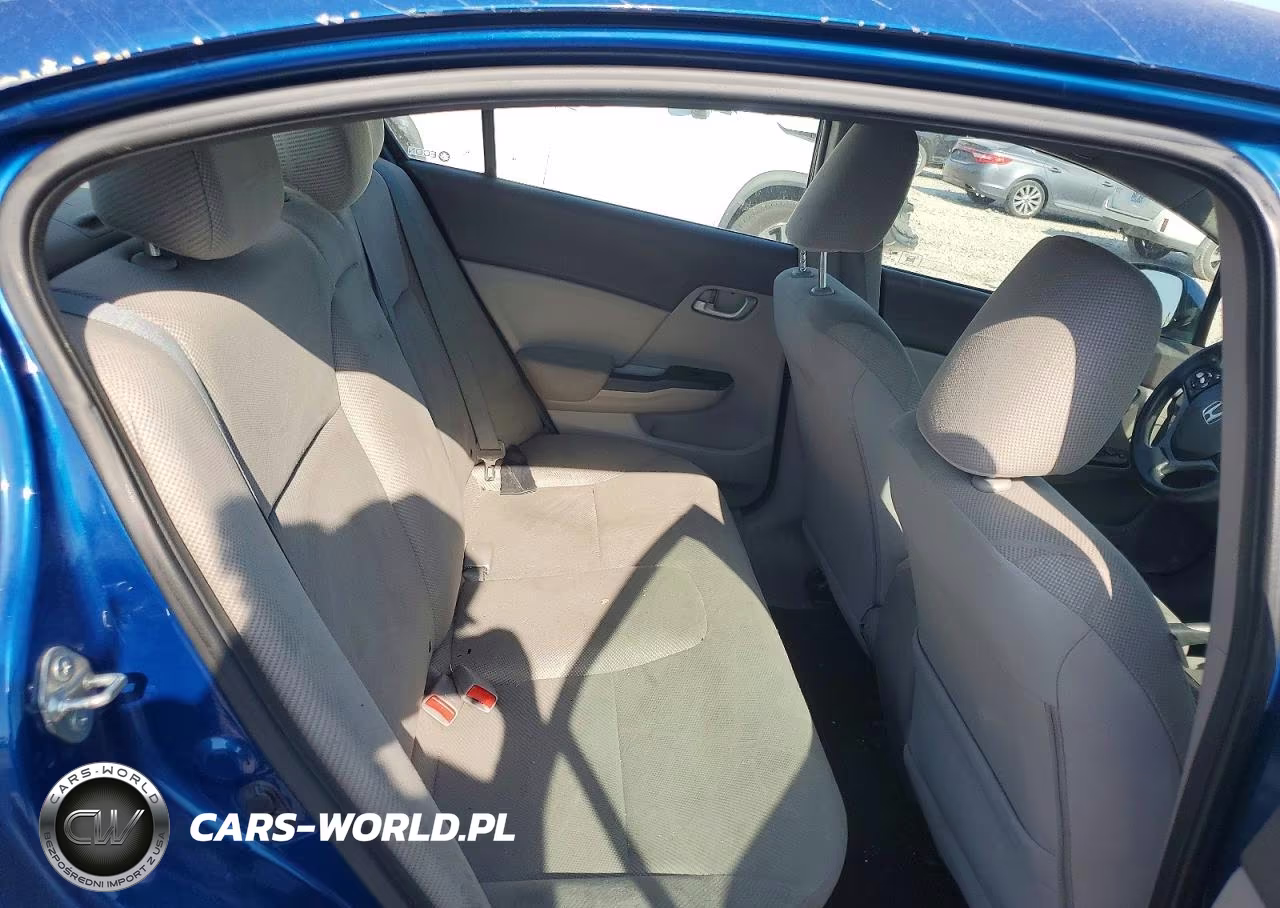 2012 Honda Civic Lx VIN:2HGFB2F50CH539593 - 10