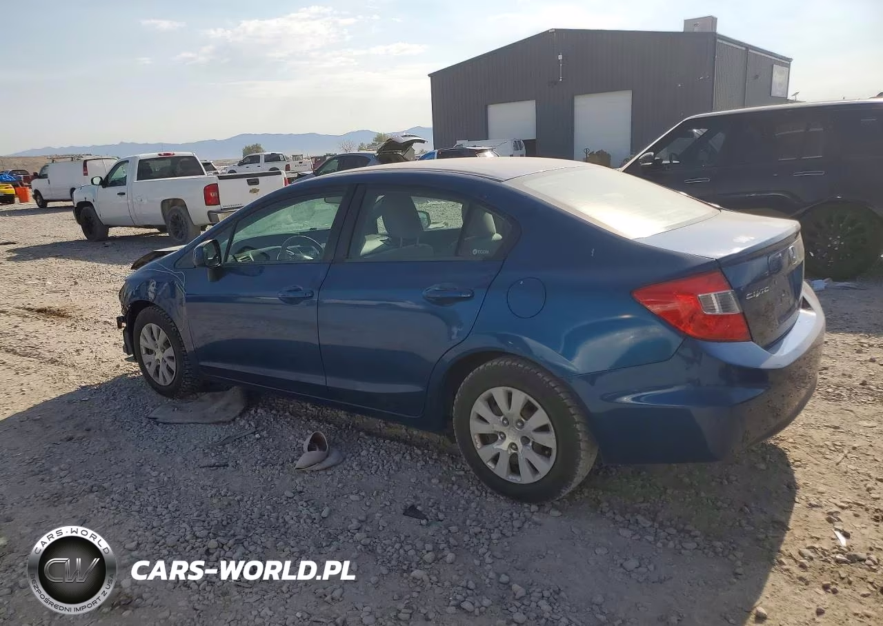 2012 Honda Civic Lx VIN:2HGFB2F50CH539593 - 2