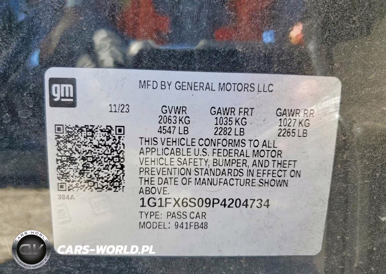 2023 Chevrolet Bolt Ev 2Lt VIN:1G1FX6S09P4204734 - 12