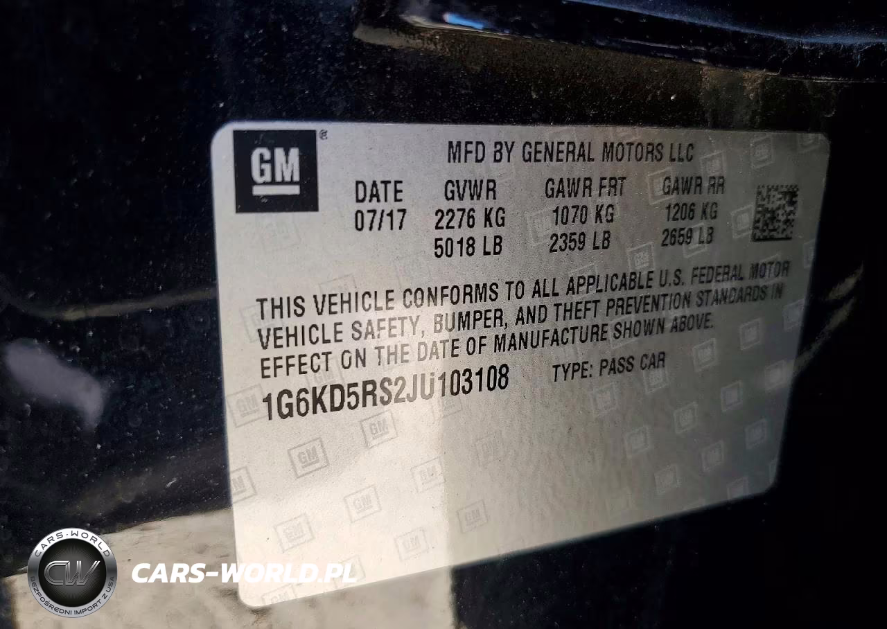 2018 Cadillac Ct6 Luxury VIN:1G6KD5RS2JU103108 - 12