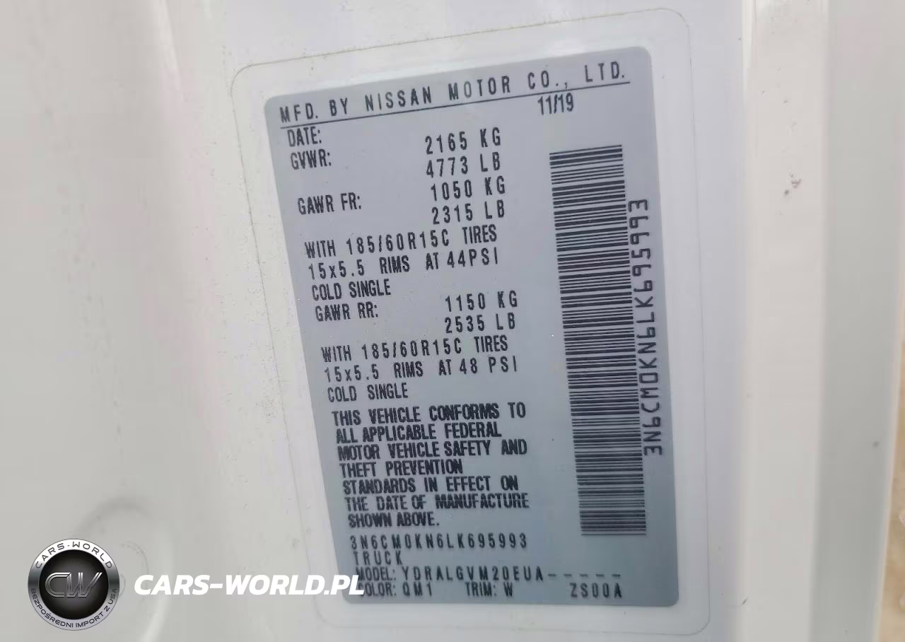 2020 Nissan Nv200 Sv VIN:3N6CM0KN6LK695993 - 13