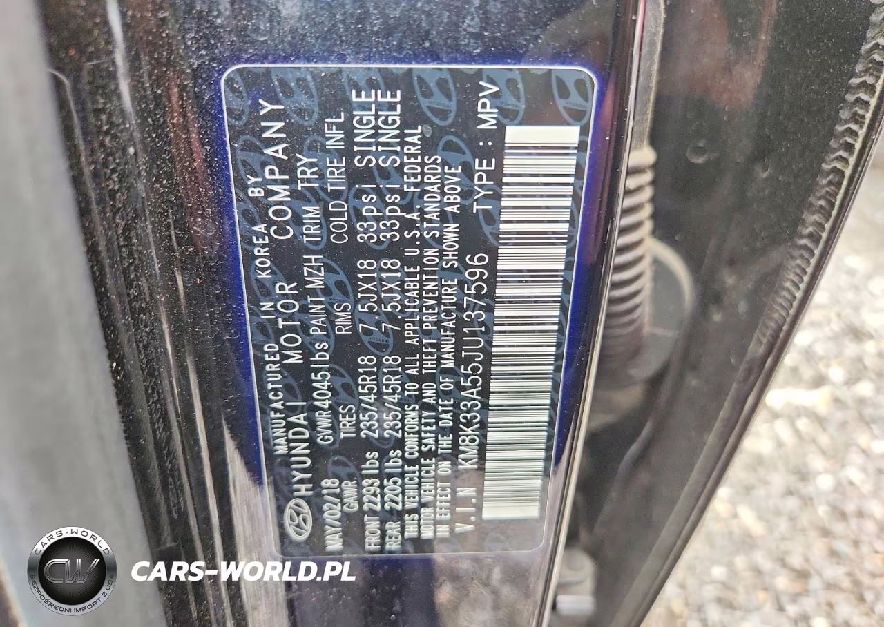2018 Hyundai Kona Limited VIN:KM8K33A55JU137596 - 13