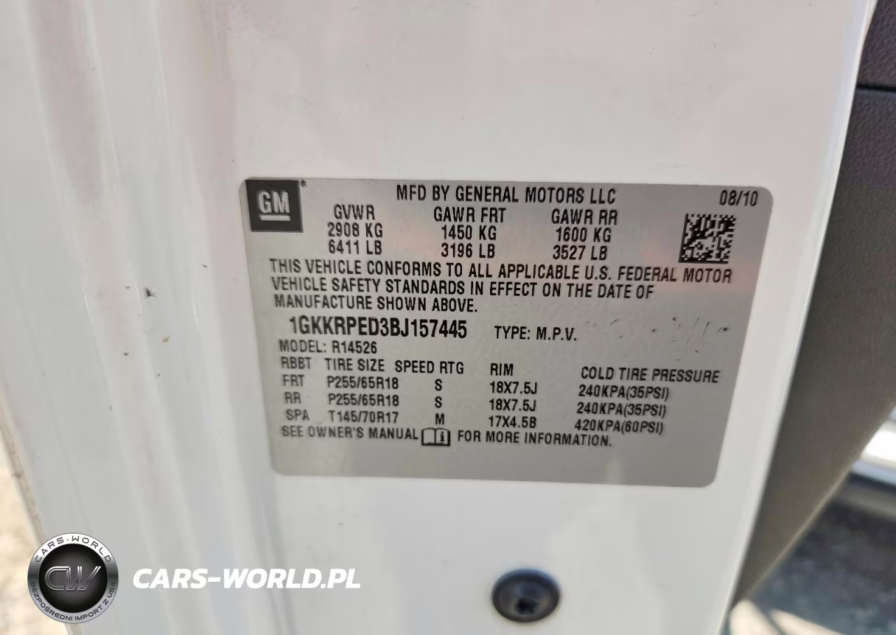 2011 GMC Acadia Sle VIN:1GKKRPED3BJ157445 - 12