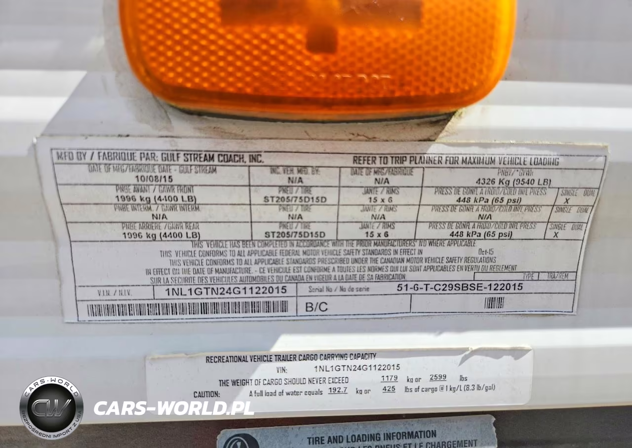 2016 Gulf Stream Conquest Camper VIN:1NL1GTN24G1122015 - 10