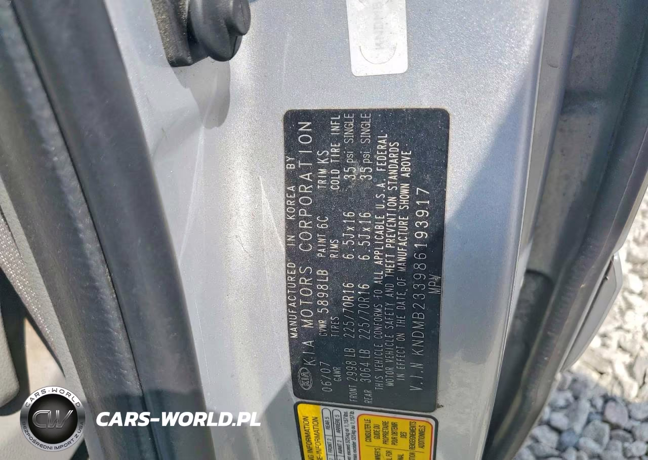 2008 Kia Sedona Lx VIN:KNDMB233986193917 - 13