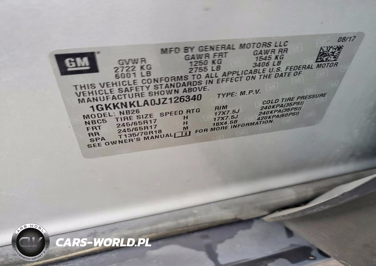 2018 GMC Acadia Sle VIN:1GKKNKLA0JZ126340 - 14