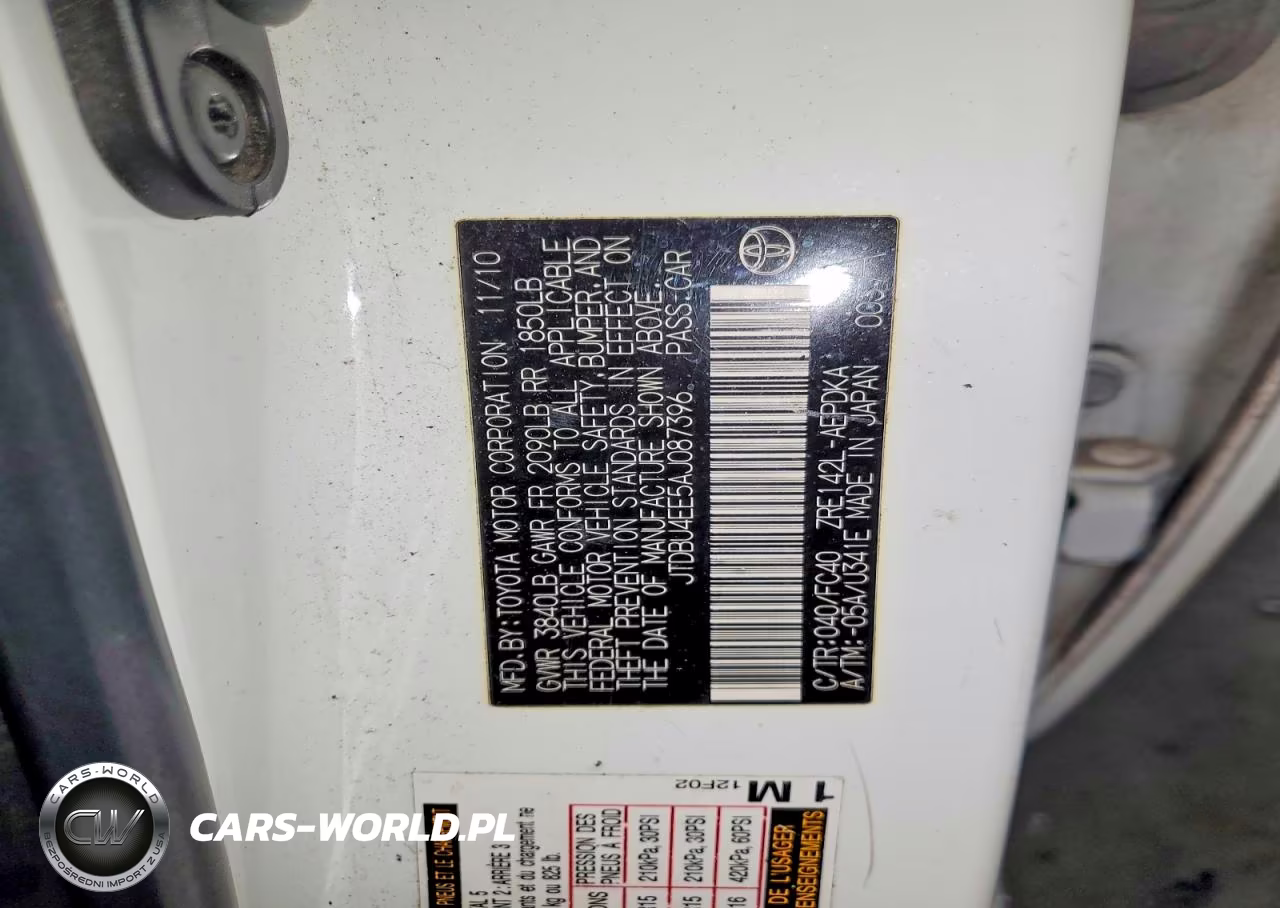 2010 Toyota Corolla Le VIN:JTDBU4EE5AJ087396 - 12