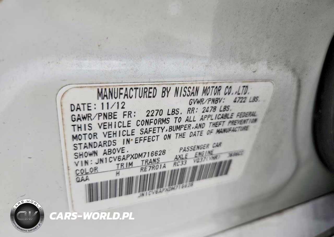 2013 Infiniti G37 Sedan Journey VIN:JN1CV6APXDM716628 - 13