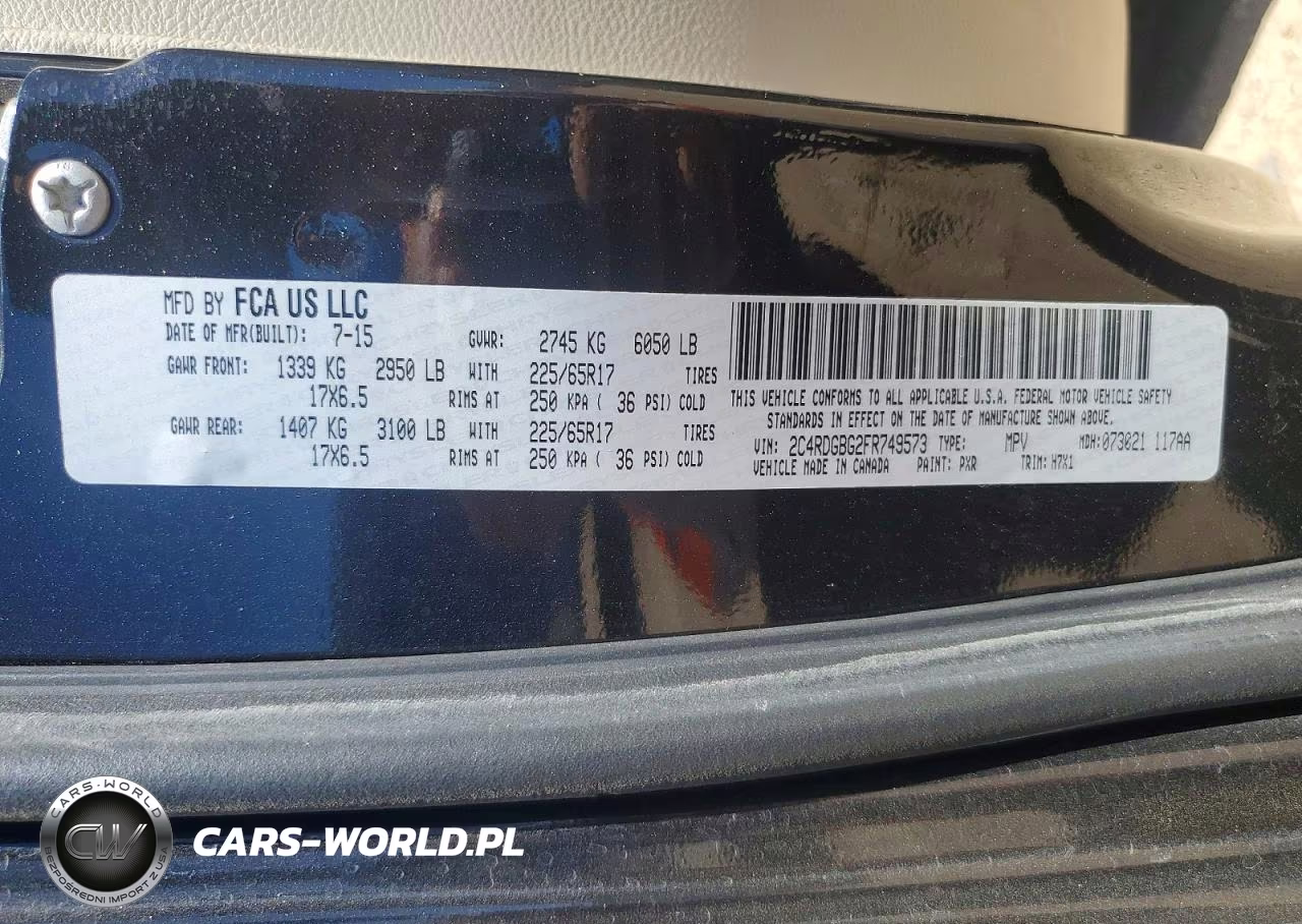 2015 Dodge Grand Caravan Se VIN:2C4RDGBG2FR749573 - 13