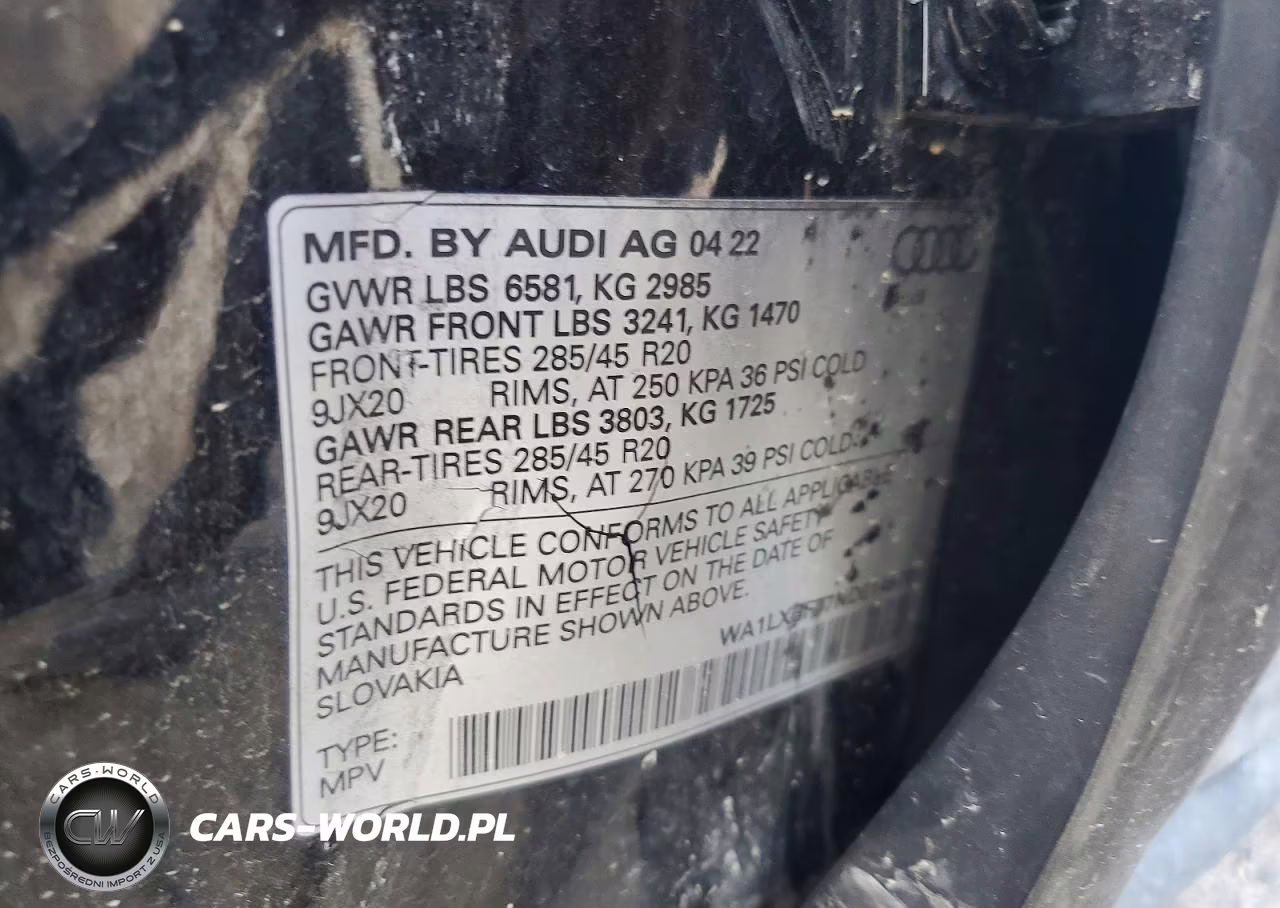2022 Audi Q7 Premium Plus VIN:WA1LXBF77ND014979 - 12