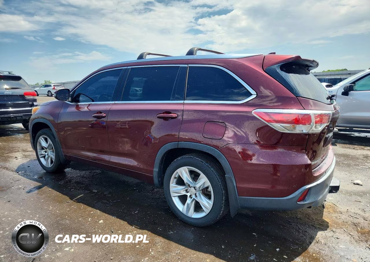 2015 Toyota Highlander Limited VIN:5TDDKRFH3FS134407 - 2