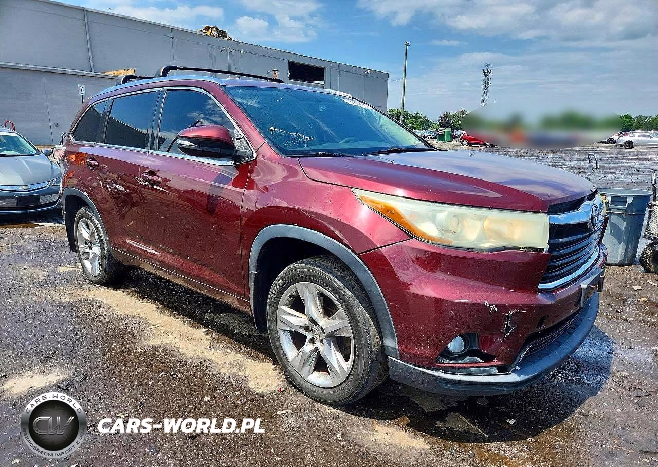 2015 Toyota Highlander Limited VIN:5TDDKRFH3FS134407 - 4