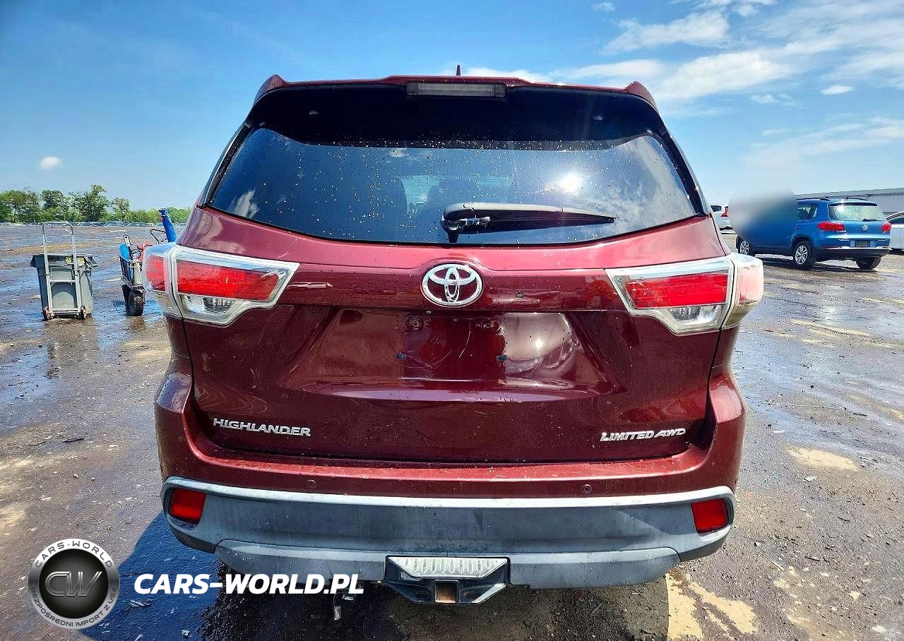 2015 Toyota Highlander Limited VIN:5TDDKRFH3FS134407 - 6