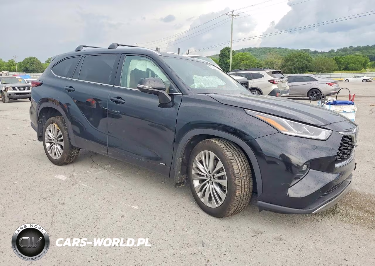 2025 Toyota Highlander Hybrid Platinum VIN:5TDEBRCH6SS664406 - 4