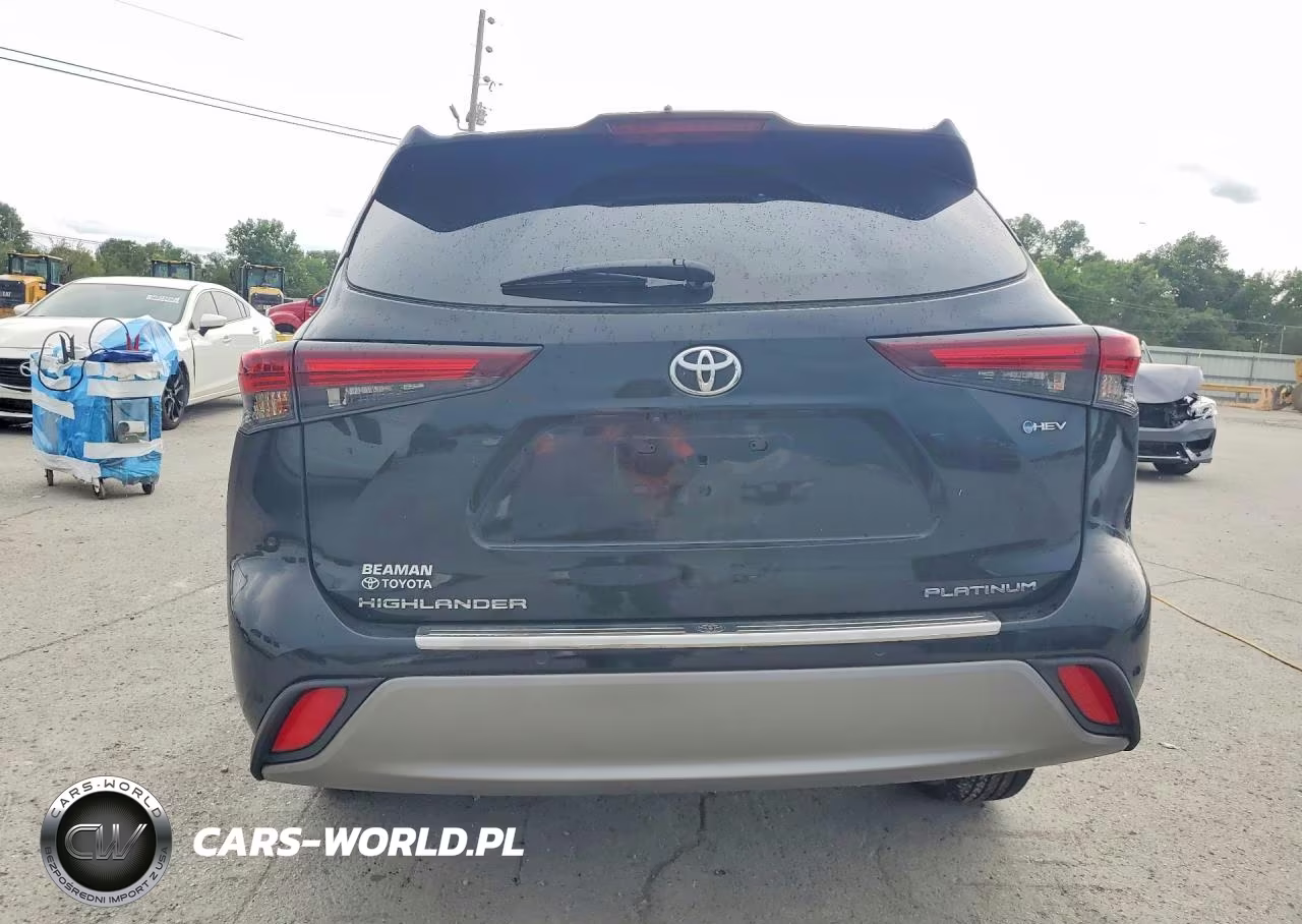 2025 Toyota Highlander Hybrid Platinum VIN:5TDEBRCH6SS664406 - 6
