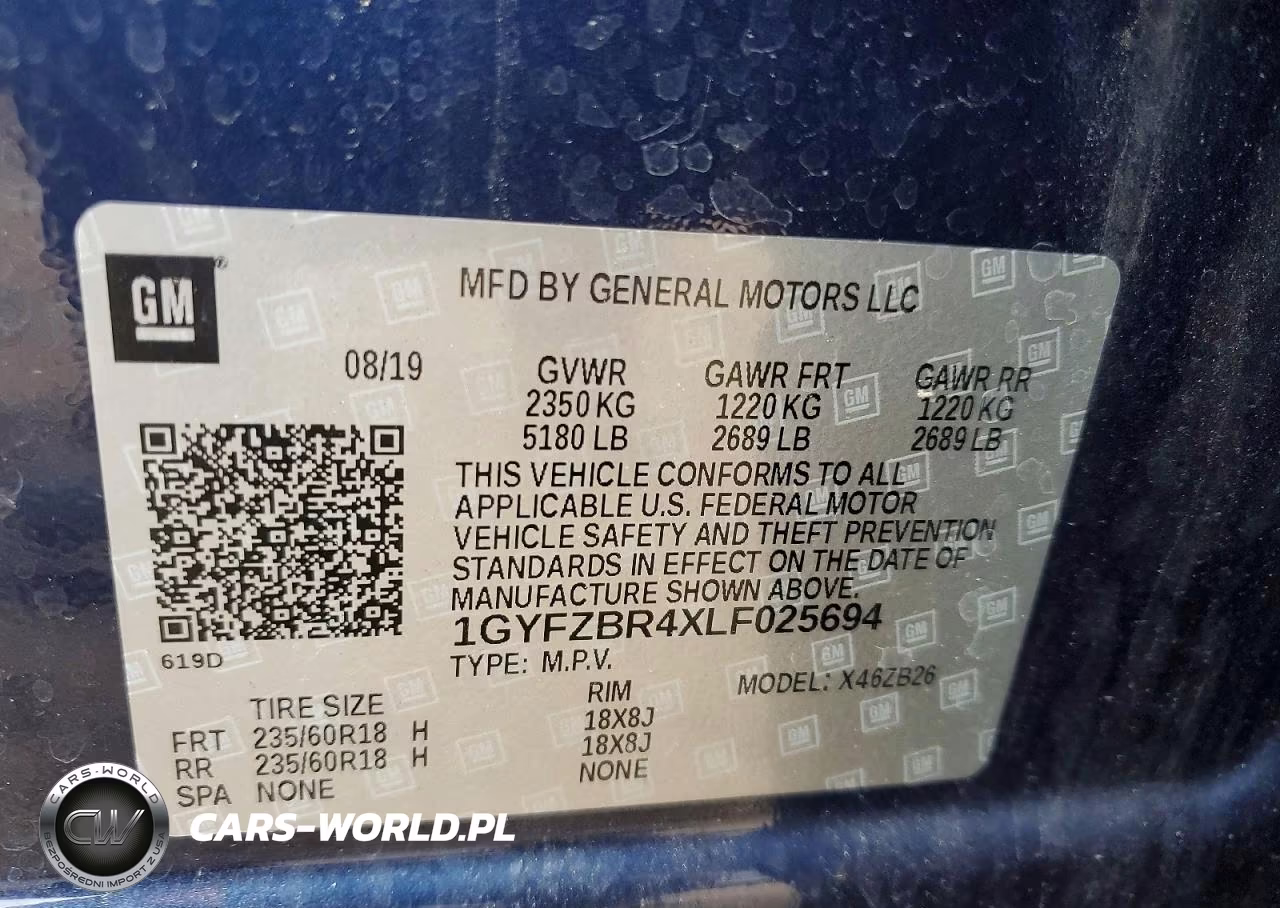 2020 Cadillac Xt4 Luxury VIN:1GYFZBR4XLF025694 - 13