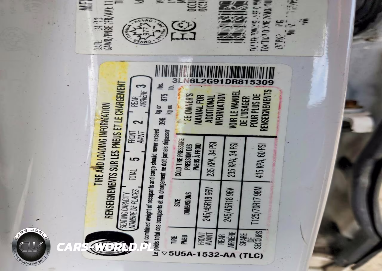 2013 Lincoln Mkz VIN:3LN6L2G91DR815309 - 12