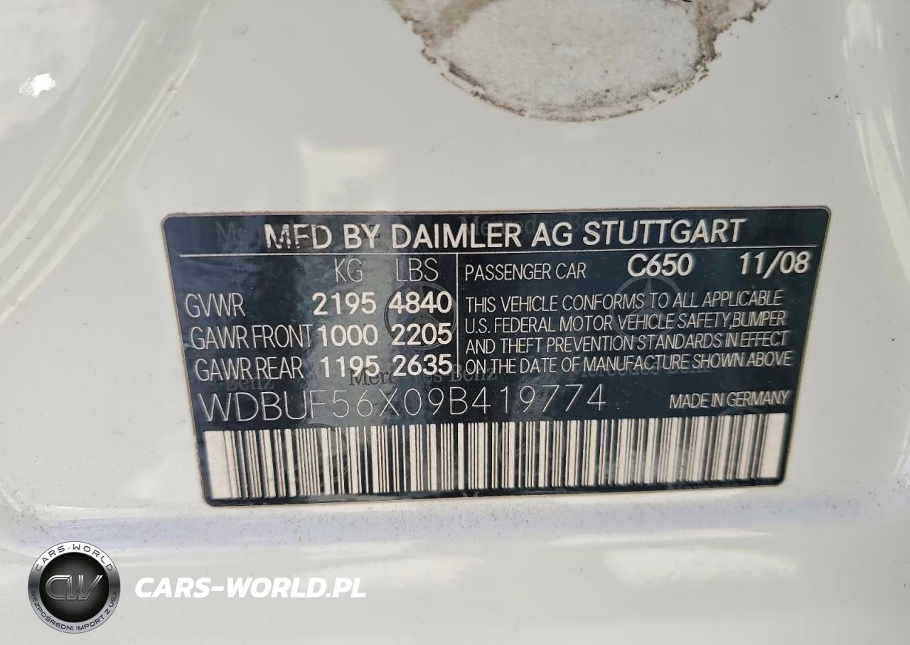 2009 Mercedes-Benz E 350 VIN:WDBUF56X09B419774 - 12