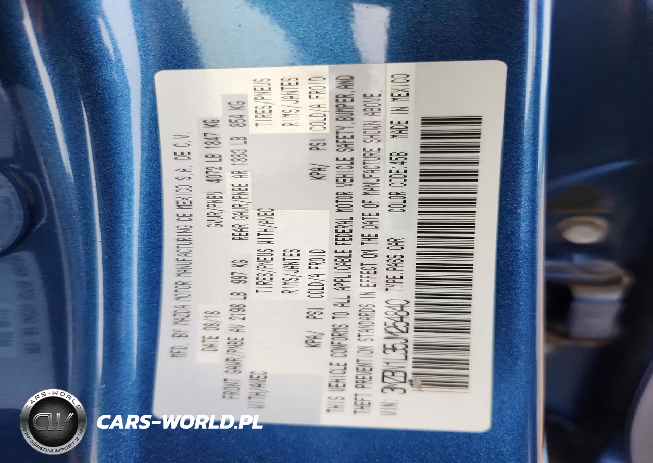2018 Mazda 3 Touring VIN:3MZBN1L35JM254840 - 12
