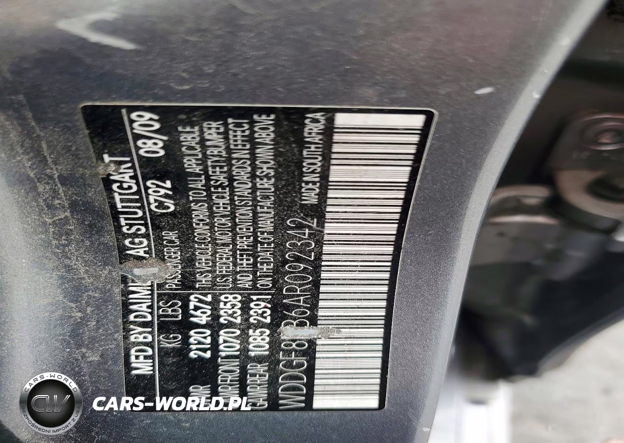 2010 Mercedes-Benz C300 VIN:WDDGF8BB6AR092342 - 12
