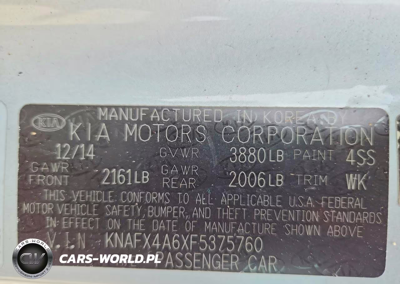 2015 Kia Forte Lx VIN:KNAFX4A6XF5375760 - 12