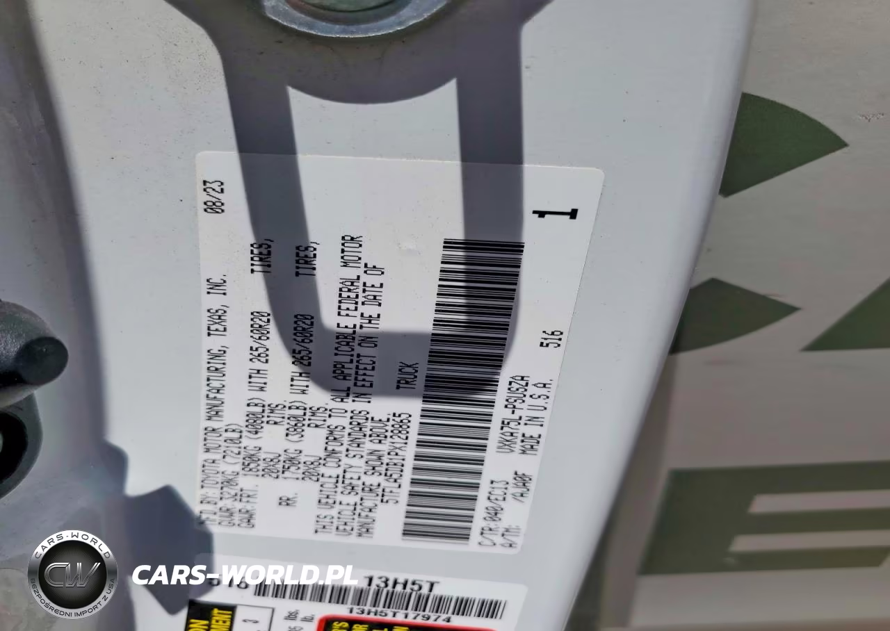 2023 Toyota Tundra Sr5 VIN:5TFLA5DB1PX128865 - 12