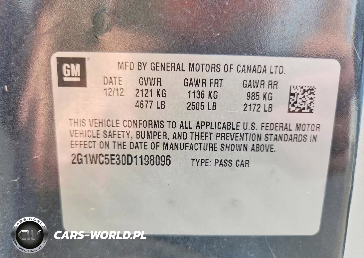 2013 Chevrolet Impala Ltz VIN:2G1WC5E30D1198096 - 13