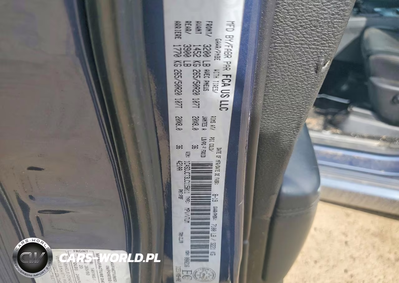 2020 Dodge Durango R VIN:1C4SDJCT3LC115011 - 12