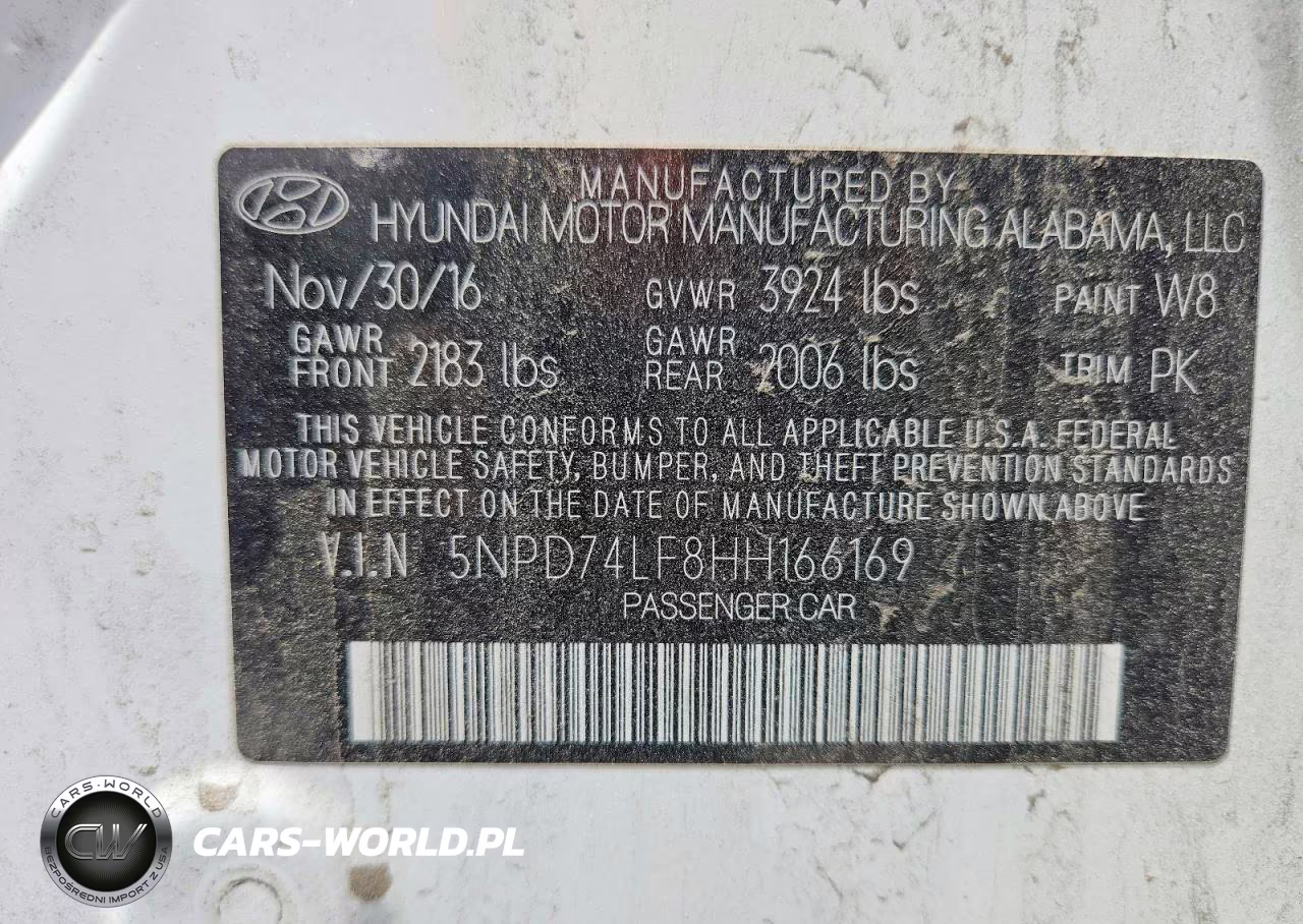 2017 Hyundai Elantra Se VIN:5NPD74LF8HH166169 - 13