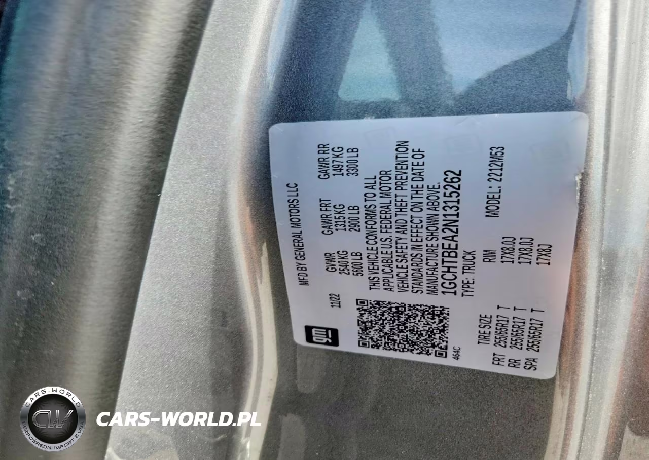 2022 Chevrolet Colorado VIN:1GCHTBEA2N1315262 - 12