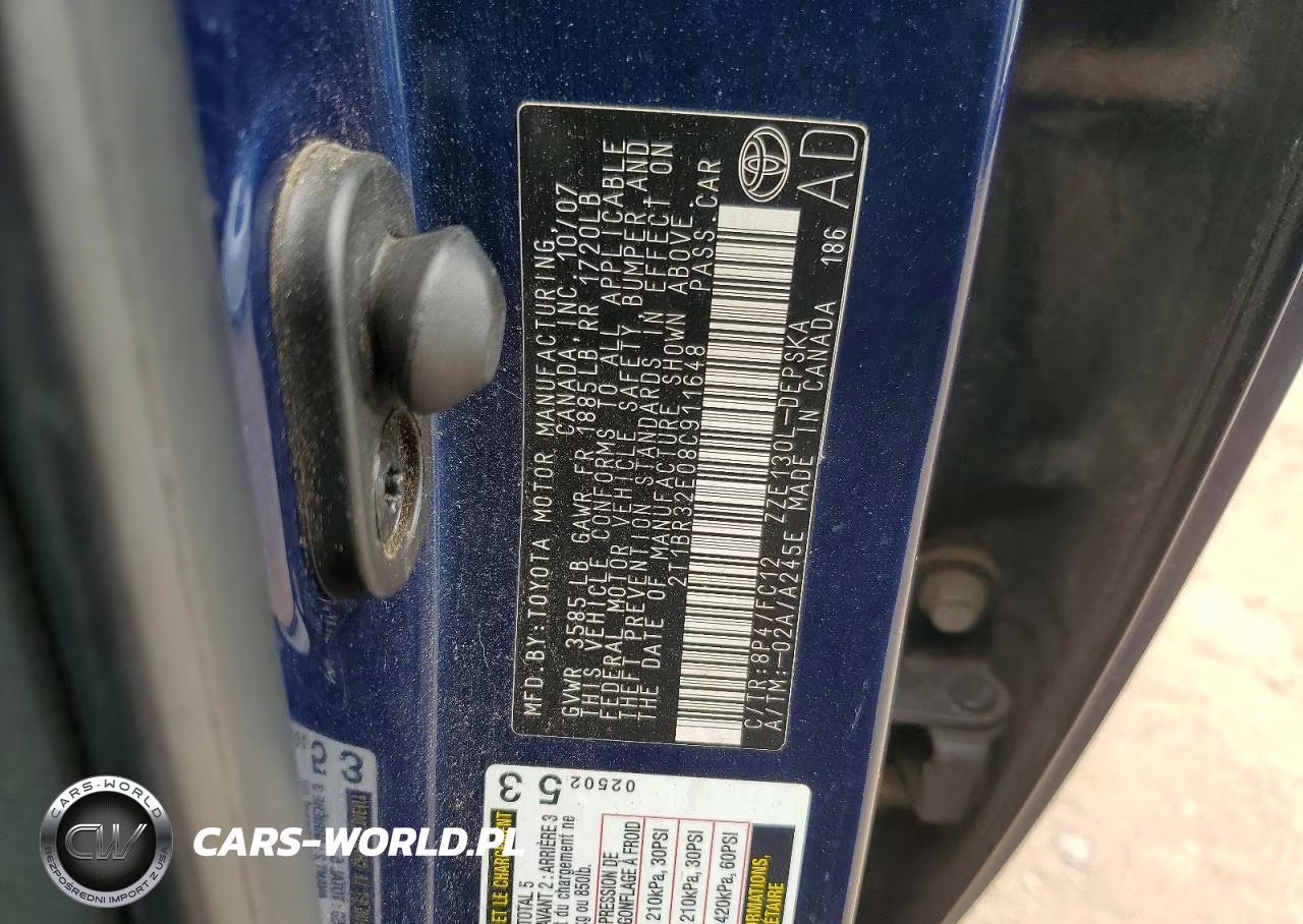 2008 Toyota Corolla S VIN:2T1BR32E08C911648 - 13