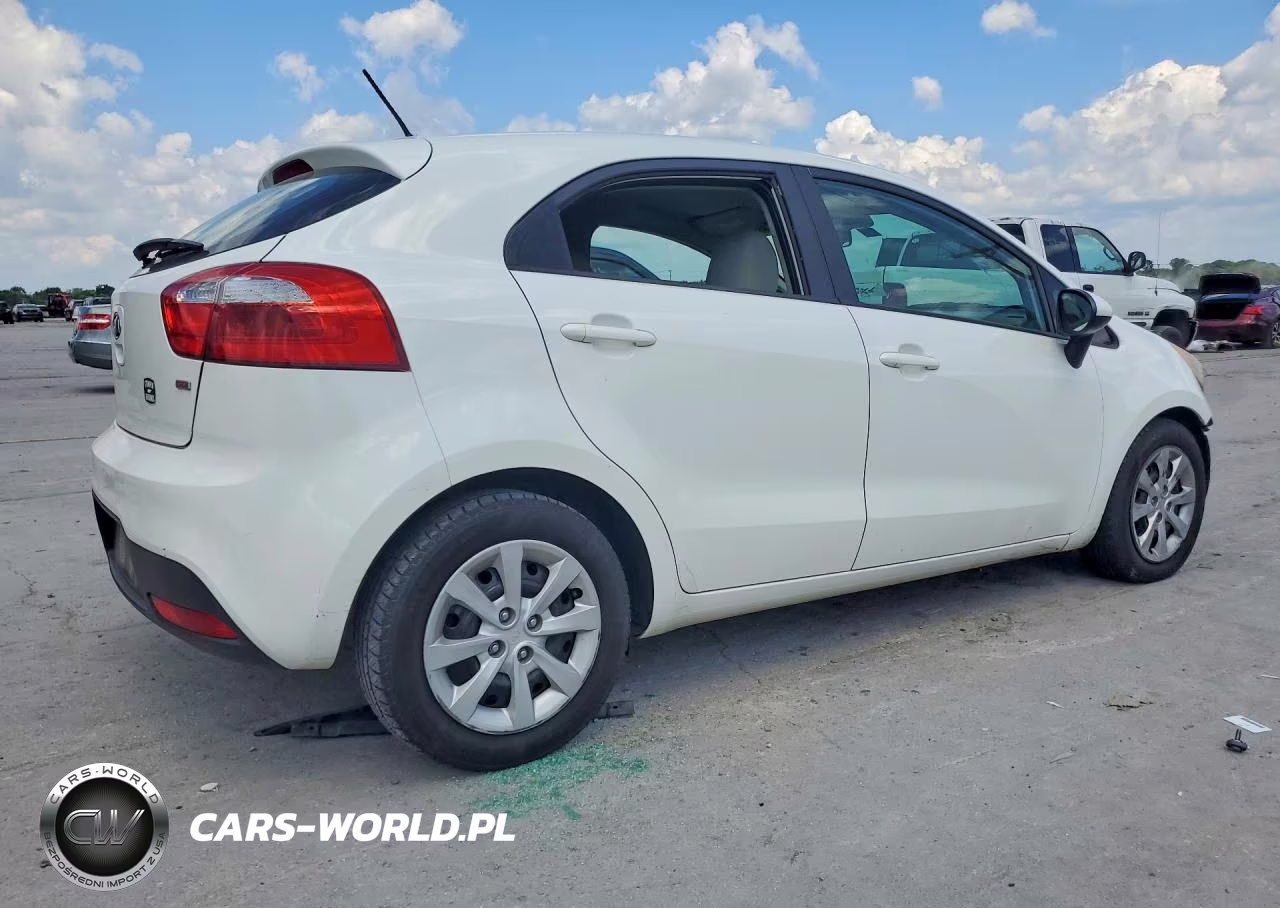 2013 Kia Rio Lx VIN:KNADM5A37D6110006 - 3