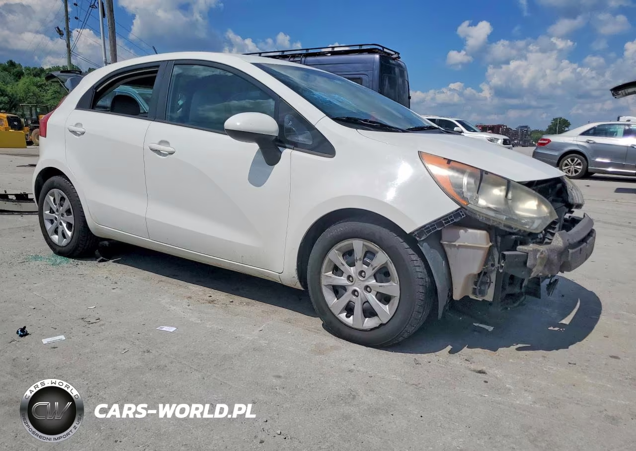 2013 Kia Rio Lx VIN:KNADM5A37D6110006 - 4
