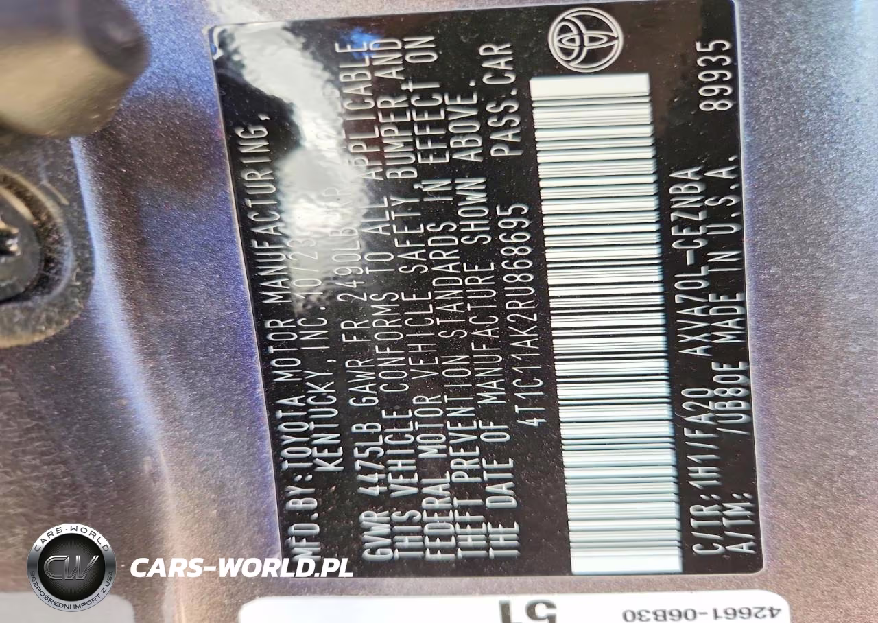 2024 Toyota Camry Le VIN:4T1C11AK2RU868695 - 12