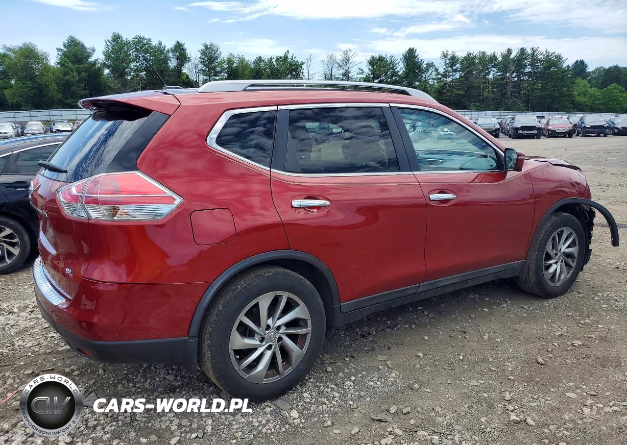 2015 Nissan Rogue Sl VIN:5N1AT2MTXFC767093 - 3