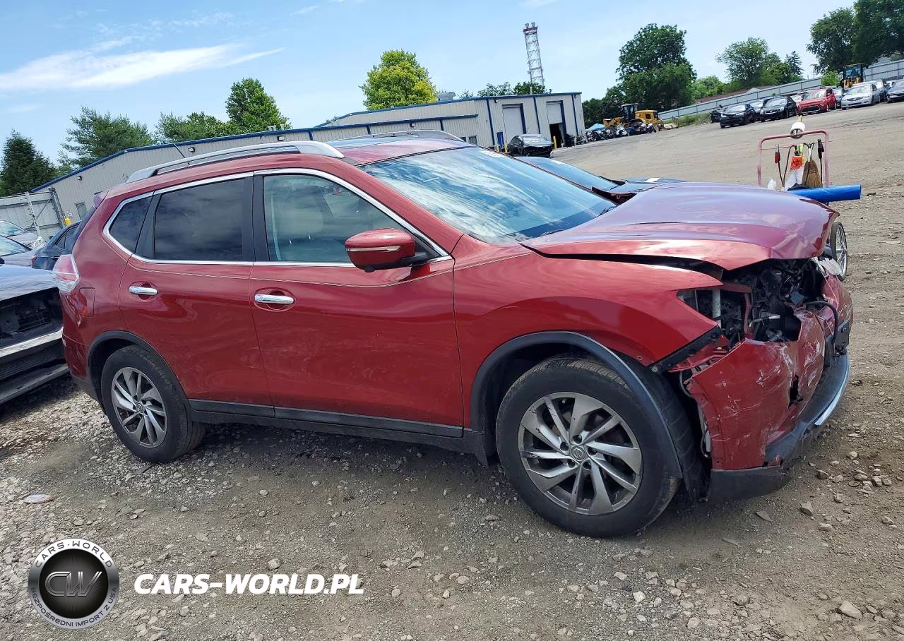 2015 Nissan Rogue Sl VIN:5N1AT2MTXFC767093 - 4