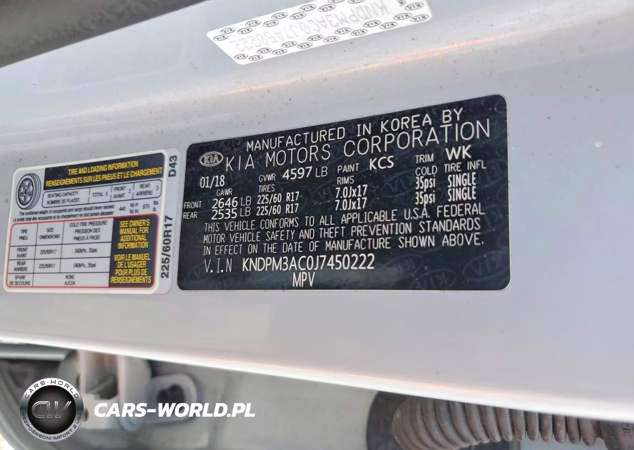 2018 Kia Sportage Lx VIN:KNDPM3AC0J7450222 - 12