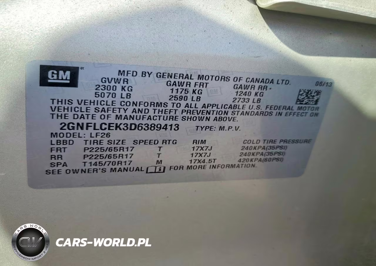 2013 Chevrolet Equinox Ls VIN:2GNFLCEK3D6389413 - 12